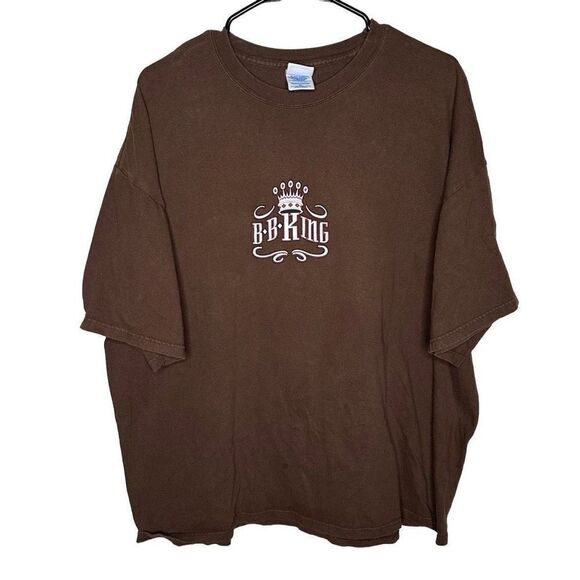 Y2K BB King Guitar Shirt Size XXL - Picture 1 of 6